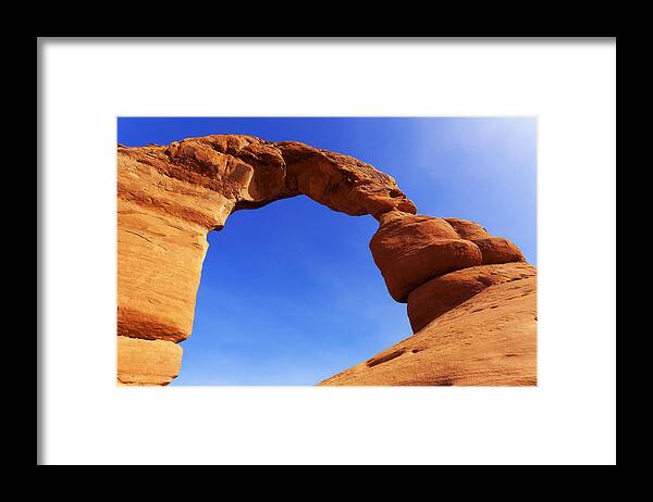 Outdoor Framed Print featuring the photograph Delicate Arch by Chad Dutson