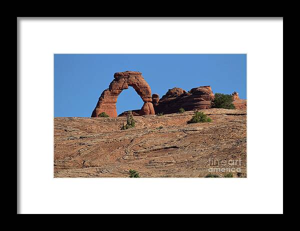 Utah Landscape Framed Print featuring the photograph Delicate View by Jim Garrison