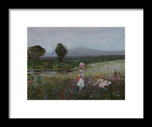 Impressionist Framed Print featuring the painting Delights of Spring - LMJ by Ruth Kamenev