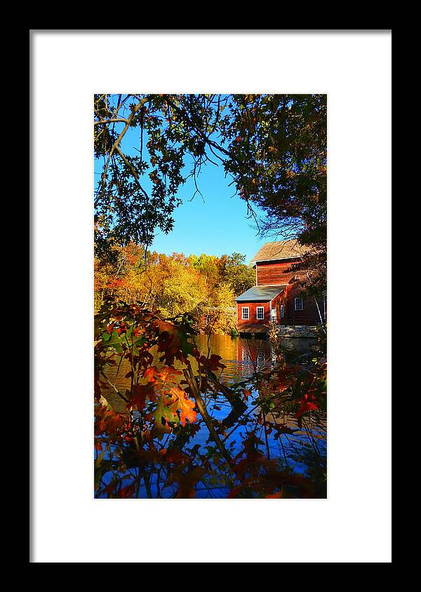 Fall Framed Print featuring the photograph Dells Mill by Brook Burling