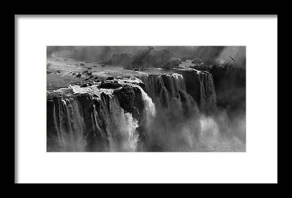 Landscape Framed Print featuring the photograph Demonstration Of Power by Zan Zhang