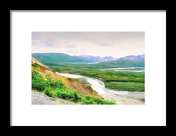 Denali National Park Framed Print featuring the photograph Denali National Park Vista by Kirsten Giving