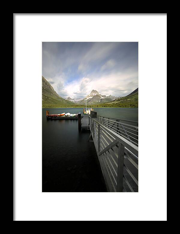 Boats Framed Print featuring the photograph Departure Dock by David Andersen