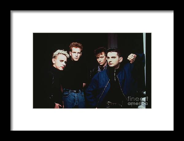 Depeche Mode Framed Print featuring the photograph Depeche Mode by Oleg Konin