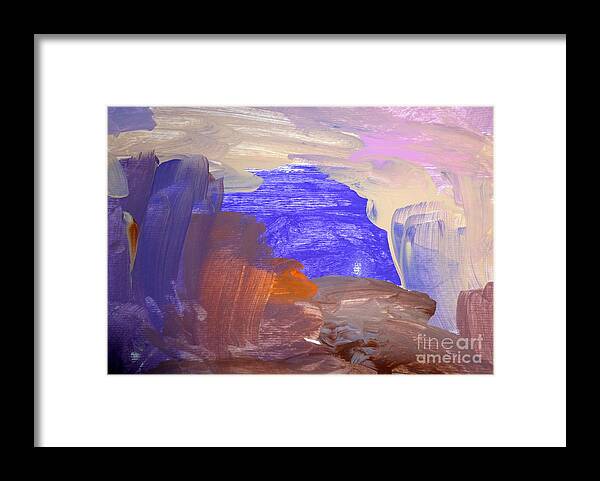 Desert Framed Print featuring the painting Desert by Hannah by Fred Wilson