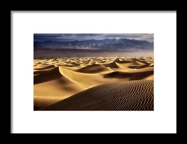 Desert Framed Print featuring the photograph Desert Curves by Nicki Frates