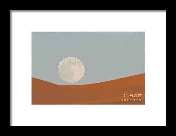 Photography Framed Print featuring the photograph Desert Moon 1 by Daniel Knighton