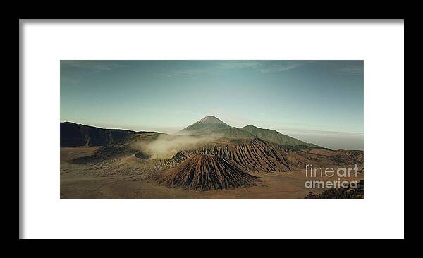 Photography Framed Print featuring the photograph Desert Mountain by MGL Meiklejohn Graphics Licensing