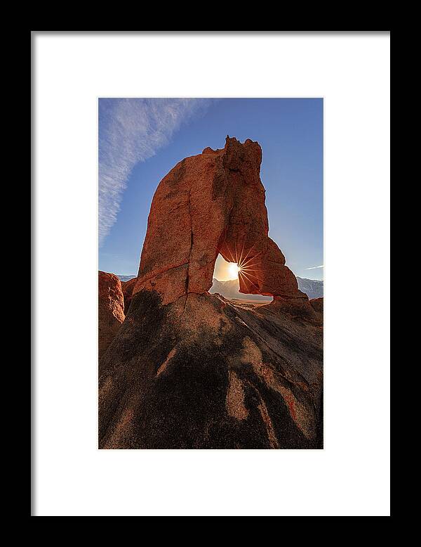 California Framed Print featuring the photograph Desert Star by Mike Lang