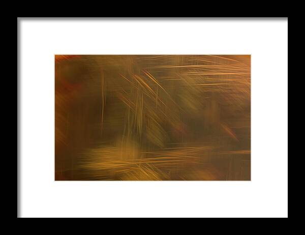 Intentional Camera Movement Framed Print featuring the photograph Desert's Breath by Deborah Hughes