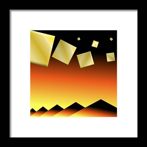Art Framed Print featuring the photograph Sunset Hills by Ikawa Yuuki