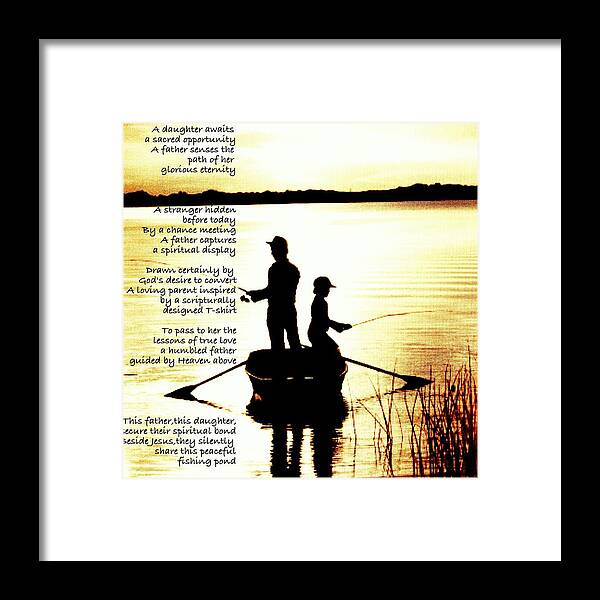 God. Faith Framed Print featuring the photograph Father To Father To Child by David Norman