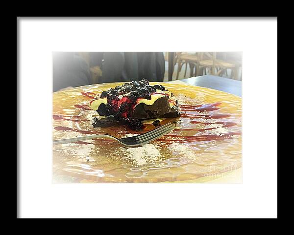 Dessert Framed Print featuring the photograph Dessert Italian Style by Marcia Breznay