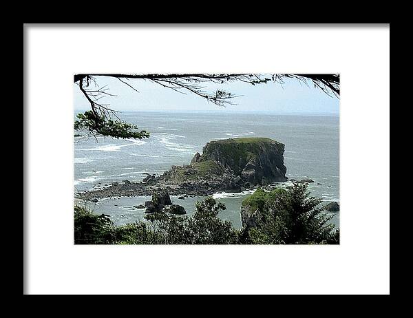Nature Framed Print featuring the digital art Destination in Sight by Vincent Green