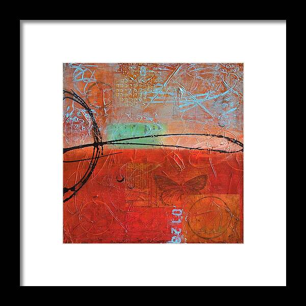 Acrylic Framed Print featuring the painting Determination Two by Brenda O'Quin