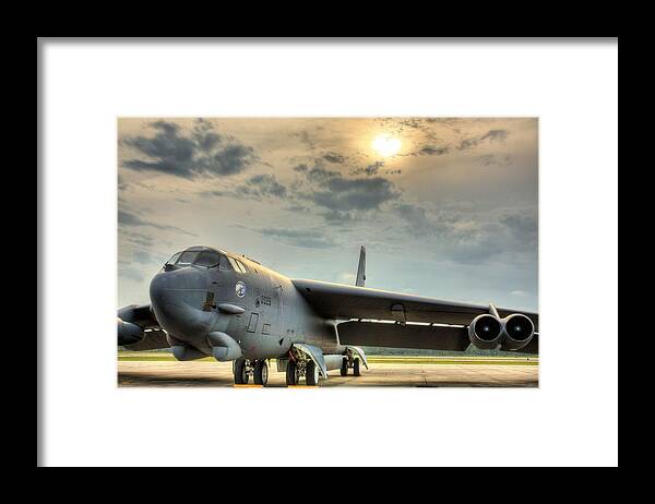 B52 Framed Print featuring the photograph Deterrence by JC Findley