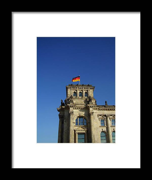 Deutscher Bundestag Framed Print featuring the photograph Deutscher Bundestag II by Flavia Westerwelle