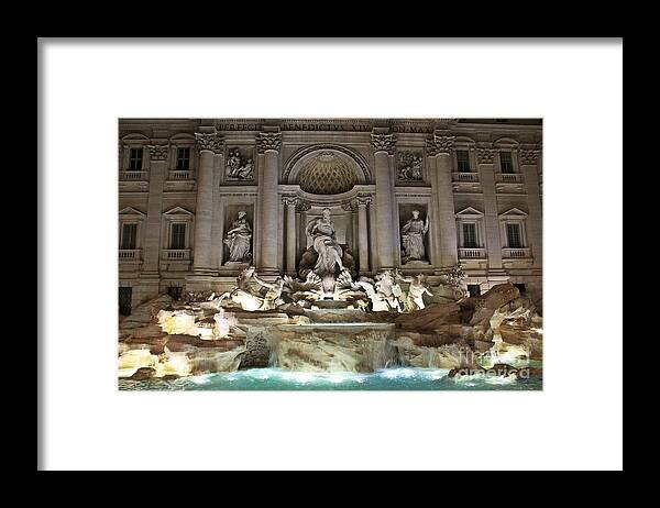 Rome Framed Print featuring the photograph Di Trevi by Binka Kirova