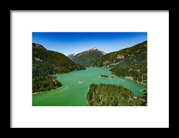 Range Framed Print featuring the photograph Diablo Lake Overlook by Dave Files