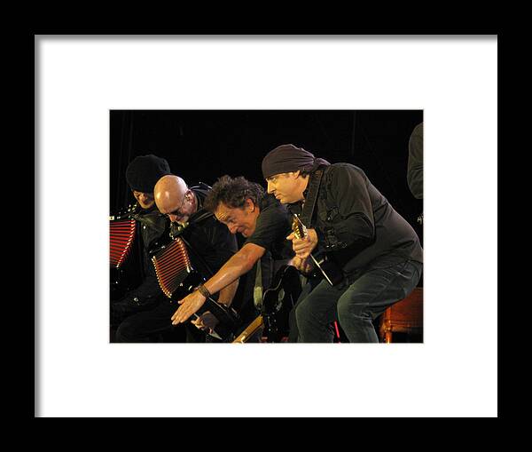 Bruce Springsteen Framed Print featuring the photograph Diamonds in the Sidewalks by Jeff Ross