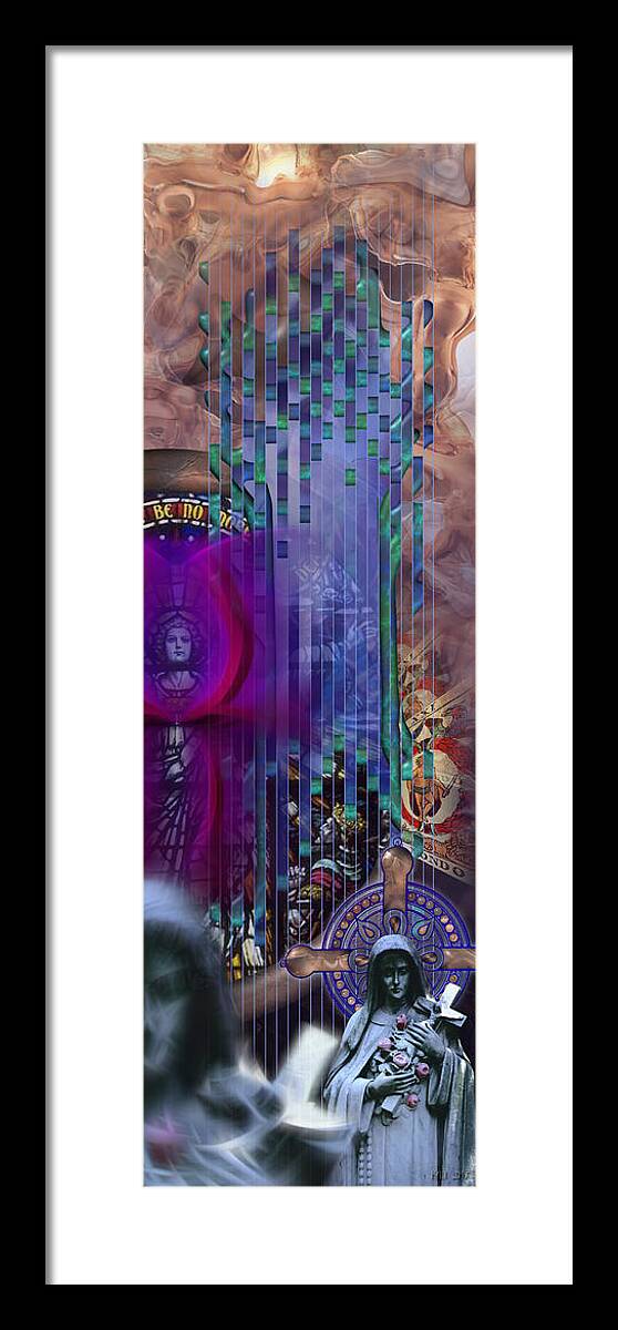 Goddess Framed Print featuring the digital art Dichotomy I by Kenneth Armand Johnson