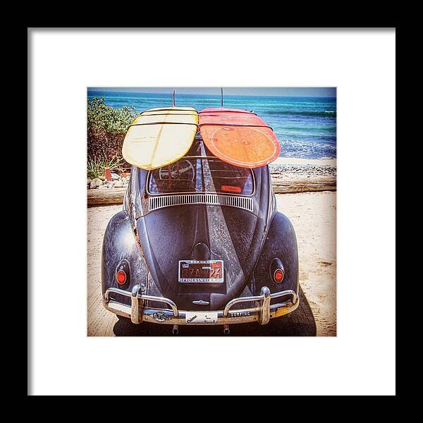 Surf Framed Print featuring the photograph Surf Bug At Sano by Hal Bowles
