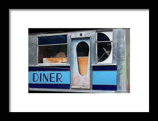 Diner Shapes Framed Print featuring the photograph Diner Shapes, detail 4 - by Julie Weber