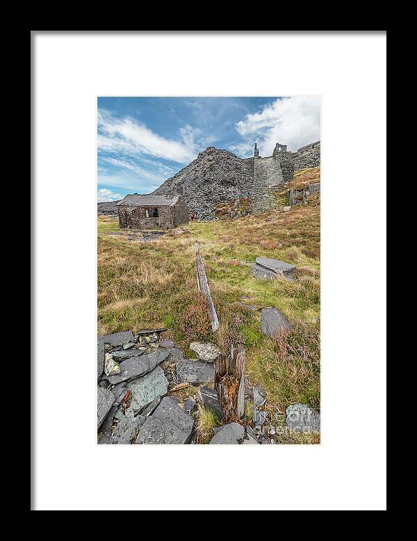 Llanberis Framed Print featuring the photograph Dinorwic Quarry Ruins by Adrian Evans