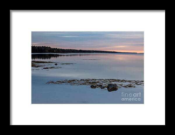 Maine Framed Print featuring the photograph Distant Pastel by Karin Pinkham
