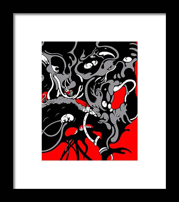 Female Framed Print featuring the digital art Diversion by Craig Tilley