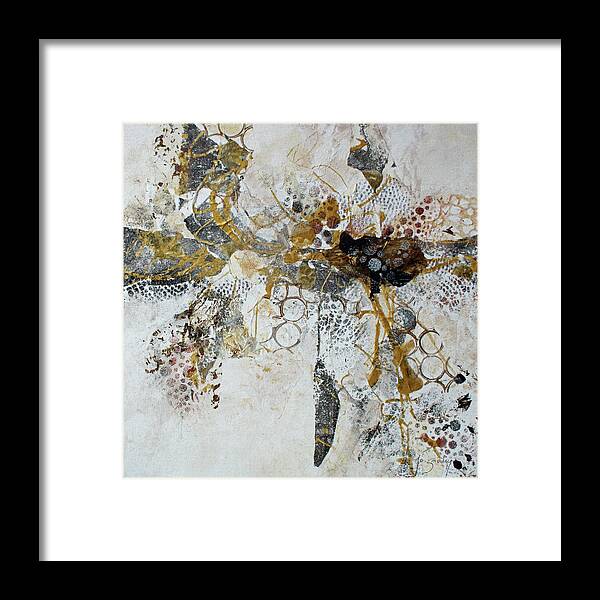 Abstract Art. Prints Framed Print featuring the painting Diversity by Jo Smoley