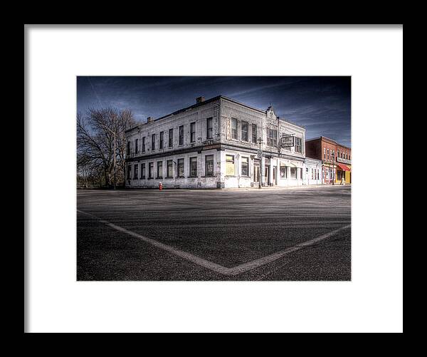 Park Street Framed Print featuring the photograph Do you remember the good old days before the ghost town by Russell Styles