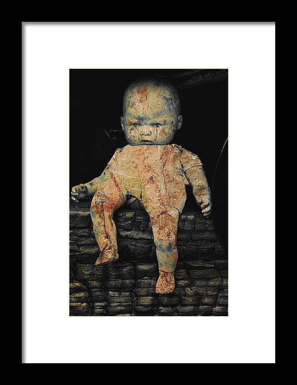 Babe Framed Print featuring the photograph Doll R by Char Szabo-Perricelli