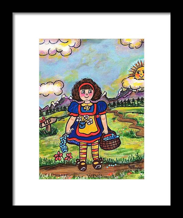Dolly And Friends Framed Print featuring the painting Dolly by Susie Grossman