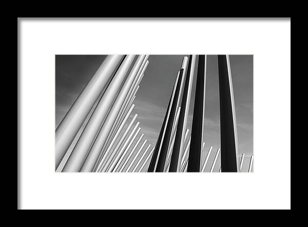Abstracts Framed Print featuring the photograph Domino Effect by Steven Milner