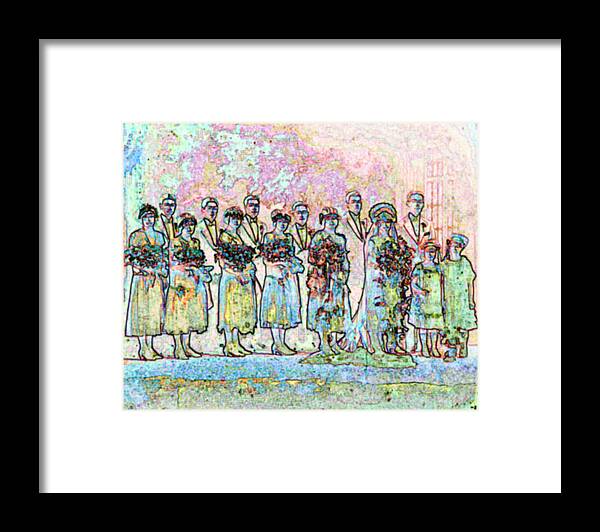 Antiques Framed Print featuring the photograph Donio's Wedding by John Vincent Palozzi