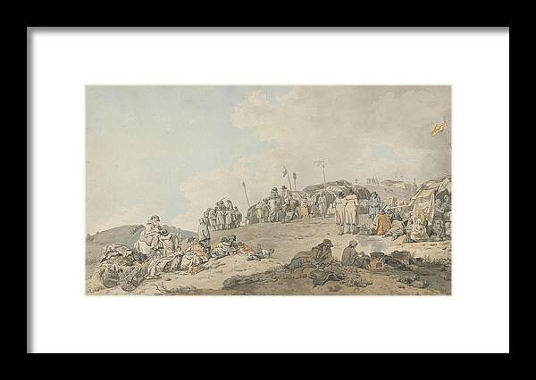 18th Century Art Framed Print featuring the painting Donnybrook Fair, 1782 by Francis Wheatley