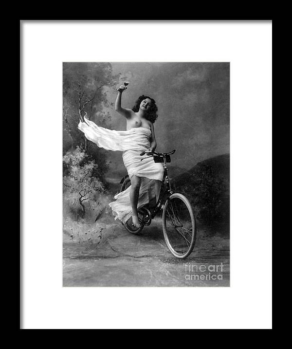 Erotica Framed Print featuring the photograph Dont Drink And Drive Nude Model 1897 by Science Source