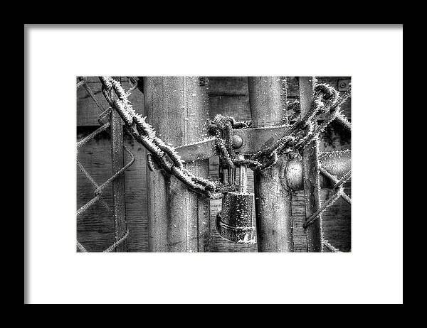 Fence Framed Print featuring the photograph Don't Fence Me Out by Mike Eingle