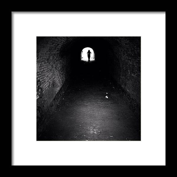  Framed Print featuring the photograph Don't Stay Here by Robbert Ter Weijden