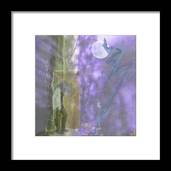 Mystical Framed Print featuring the photograph Door Inside the Moon Shadows by Feather Redfox