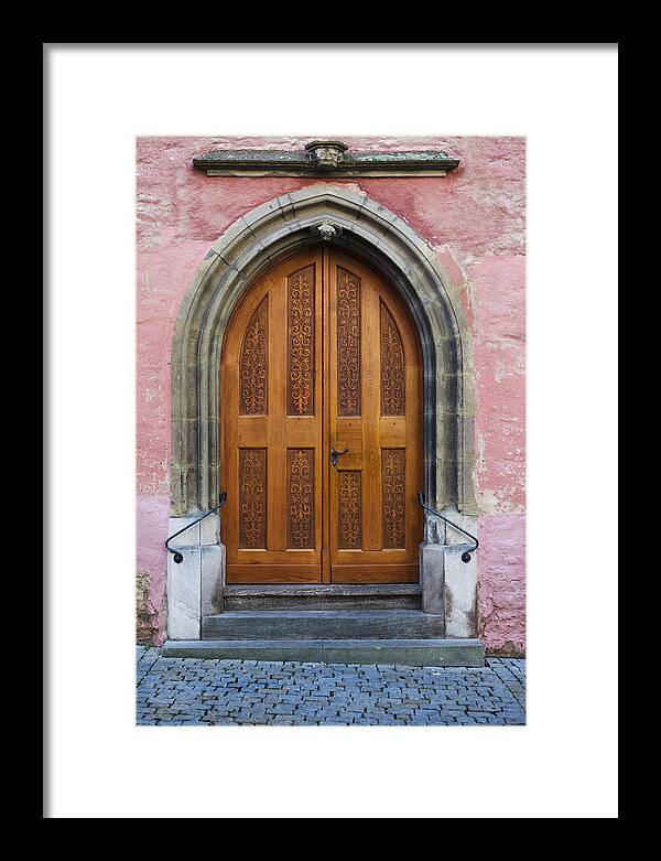Door Framed Print featuring the photograph Doors of Germany by Cecil Fuselier