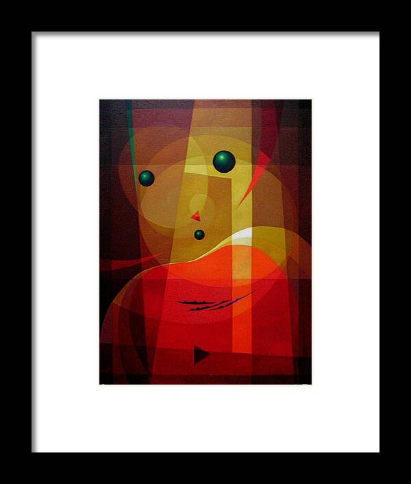 #abstract Framed Print featuring the painting Doors of Perception by Alberto DAssumpcao