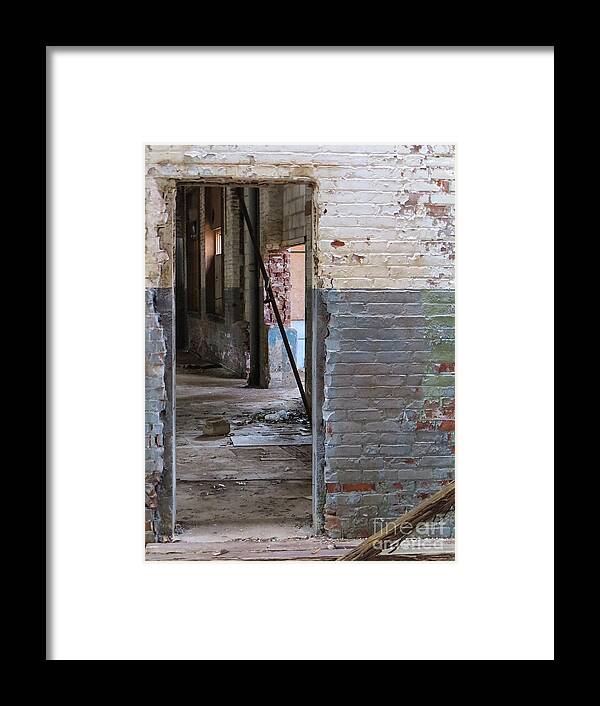 Bricks Framed Print featuring the photograph Doorway by Lili Feinstein