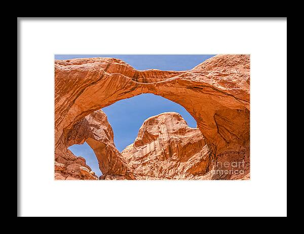 Arches Framed Print featuring the photograph Double Arch at Arches National Park by Sue Smith