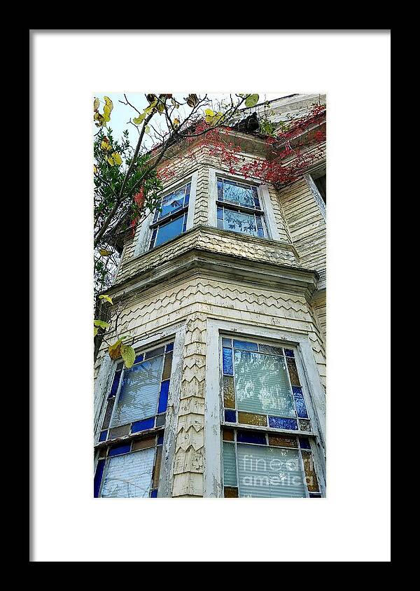 Windows Framed Print featuring the photograph Double Bays by Amy Regenbogen