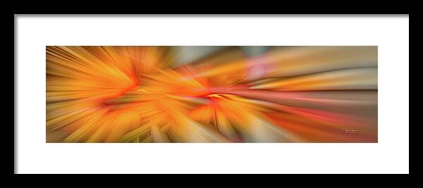 Double Framed Print featuring the digital art Double Shot by Bill Posner