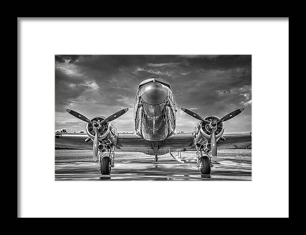 Douglas Dc3 Framed Print featuring the photograph Douglas DC3 by Phil And Karen Rispin