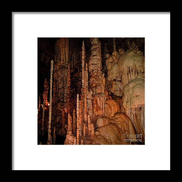 Caverns Framed Print featuring the photograph Down Below by JB Thomas