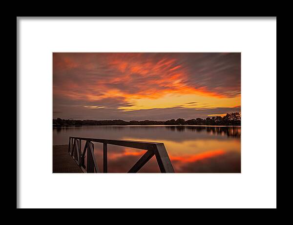 River Framed Print featuring the photograph Down By The River by Catherine Reading